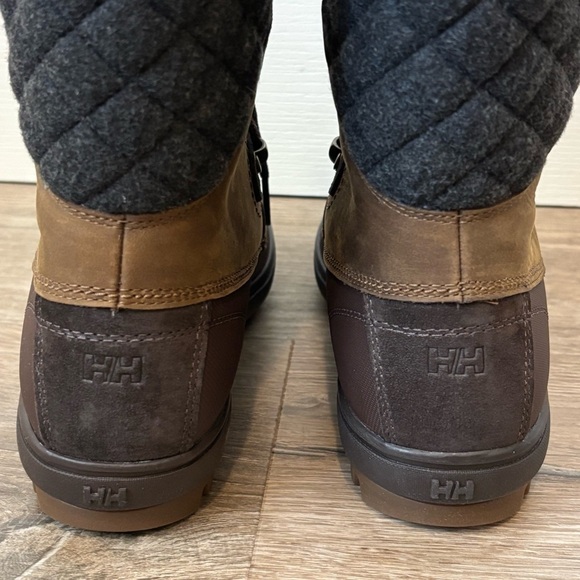 Helly Hansen Garibaldi VL Snow Boots Waterproof Nubuck Leather Faux Fur Women 8 - Picture 7 of 14